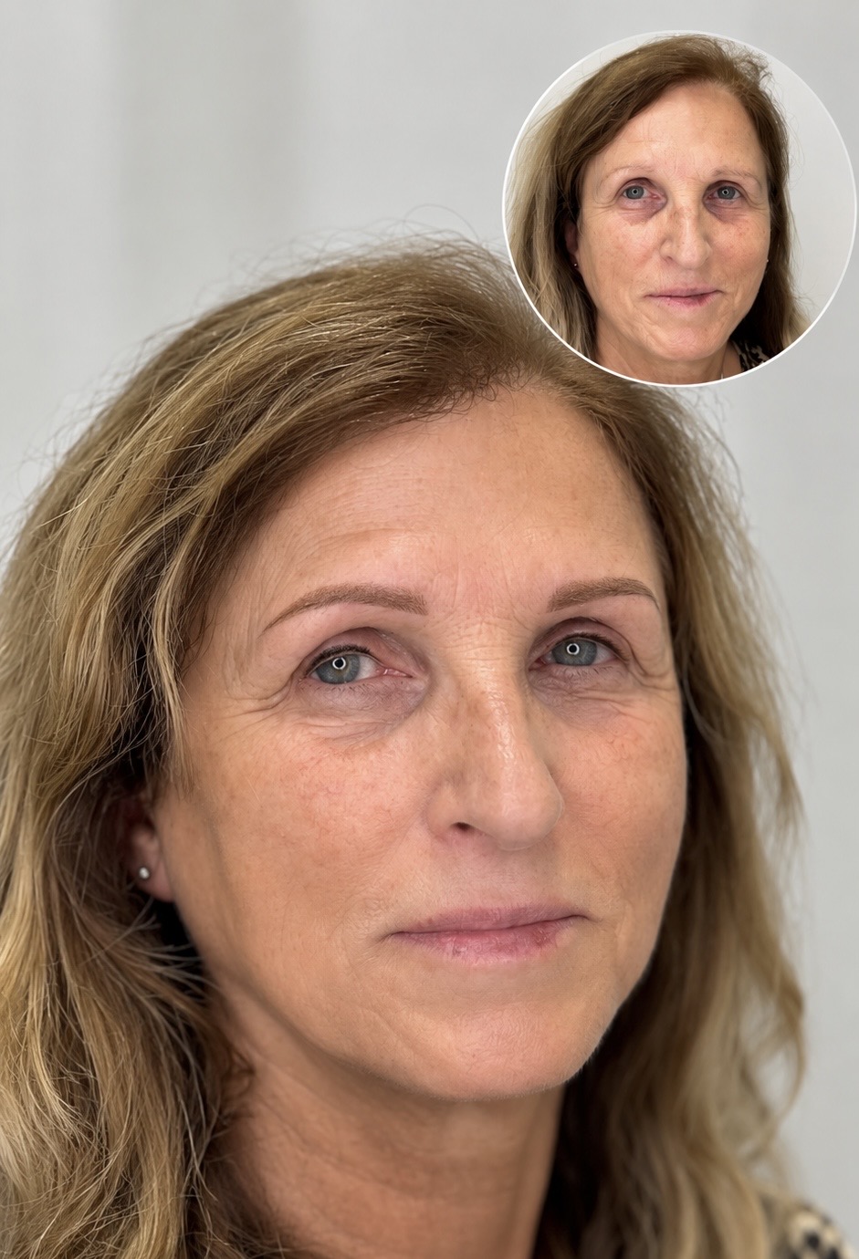 Verheiltes Permanent Make-up im Portrait mit Vorher-Vergleich